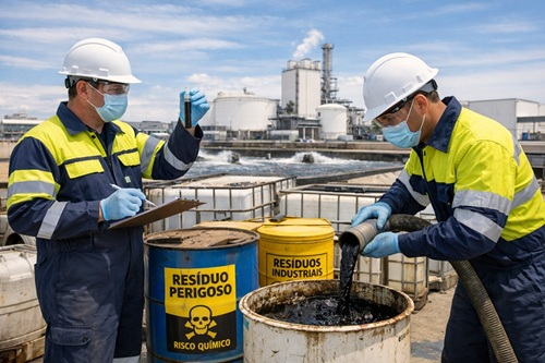 Coleta e Tratamento de Resíduos Industriais